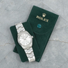 Rolex Air-King 34 Argento Oyster 5500 Silver Lining 